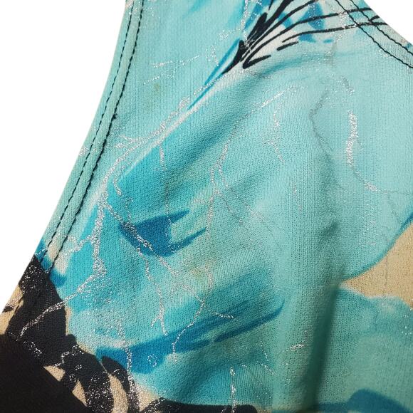 Y2k Fairycore Boho Split Front Flowy Top - Size Small - Picture 4 of 6